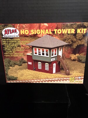 ATLAS HO GAUGE SIGNAL TOWER BUILDING KIT-NIB