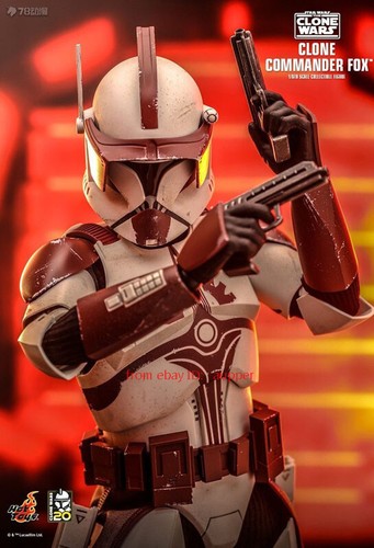 Hottoys 1/6 Tms103 Clone Commander Fox Star Wars:The Clone Wars 31cm Action NEW - Picture 8 of 8