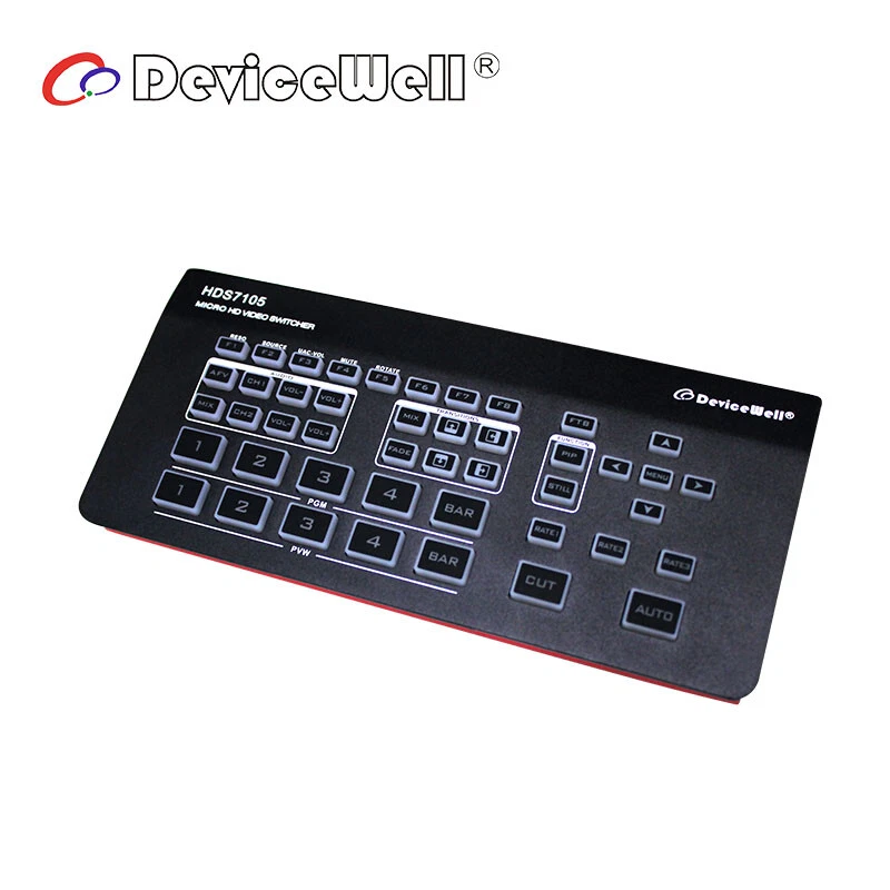Devicewell HDS7105 Switcher 4 HDMI-compatible + 1 DP inputs 5 channel 1080P - Image 3 of 4