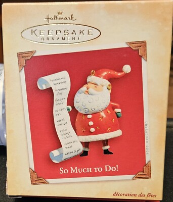 HALLMARK 2004 SO MUCH TO DO!