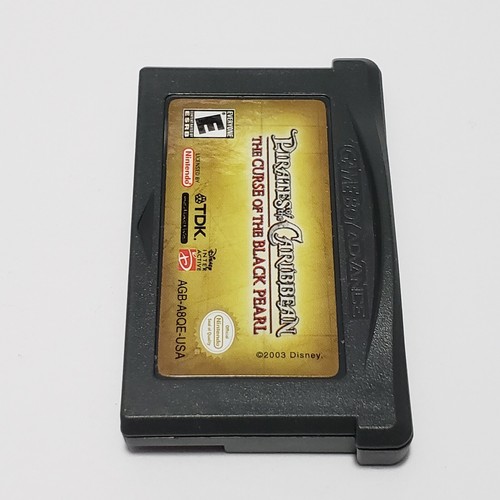Pirates of the Caribbean Curse of the Black Pearl GBA Game Boy Advance w/ Manual - Picture 5 of 9