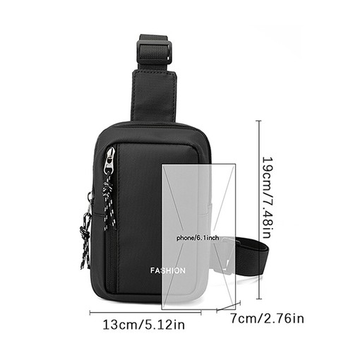 Casual Men Crossbody Bags Nylon Casual Shoulder Bags Boy Messenger Bags Purse - Picture 3 of 15