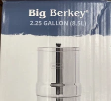 Big Berkey Gravity-Fed Stainless Steel Countertop Water Filter System 2.25 Gal