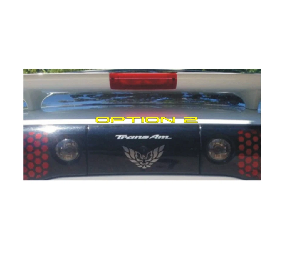 CALCOMANÍAS DE PANEL DE LLENADO DE LUZ TRASERA PARA PONTIAC TRANS AM 93-02 Foto 3 de 4
