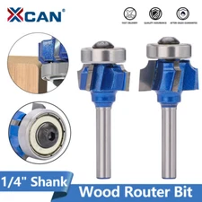 4 Blade R1 Round Over Router Bit 1/4 Inch Shank Corner Rounding Curved Edge Form