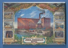 THE BAY STATE BREWING COMPANY *2X3 FRIDGE MAGNET* BREWERY BOSTON MASS BEER ALE 