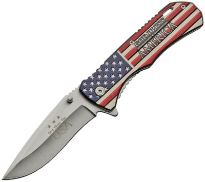 New China Made America Linerlock A/O 300464-GB