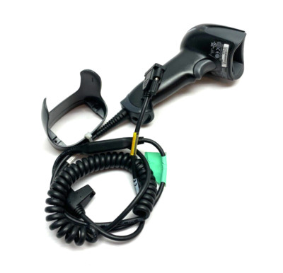 Keyence HR-100 Rev. Q Handheld Barcode Scanner w/ HR-1C3RC