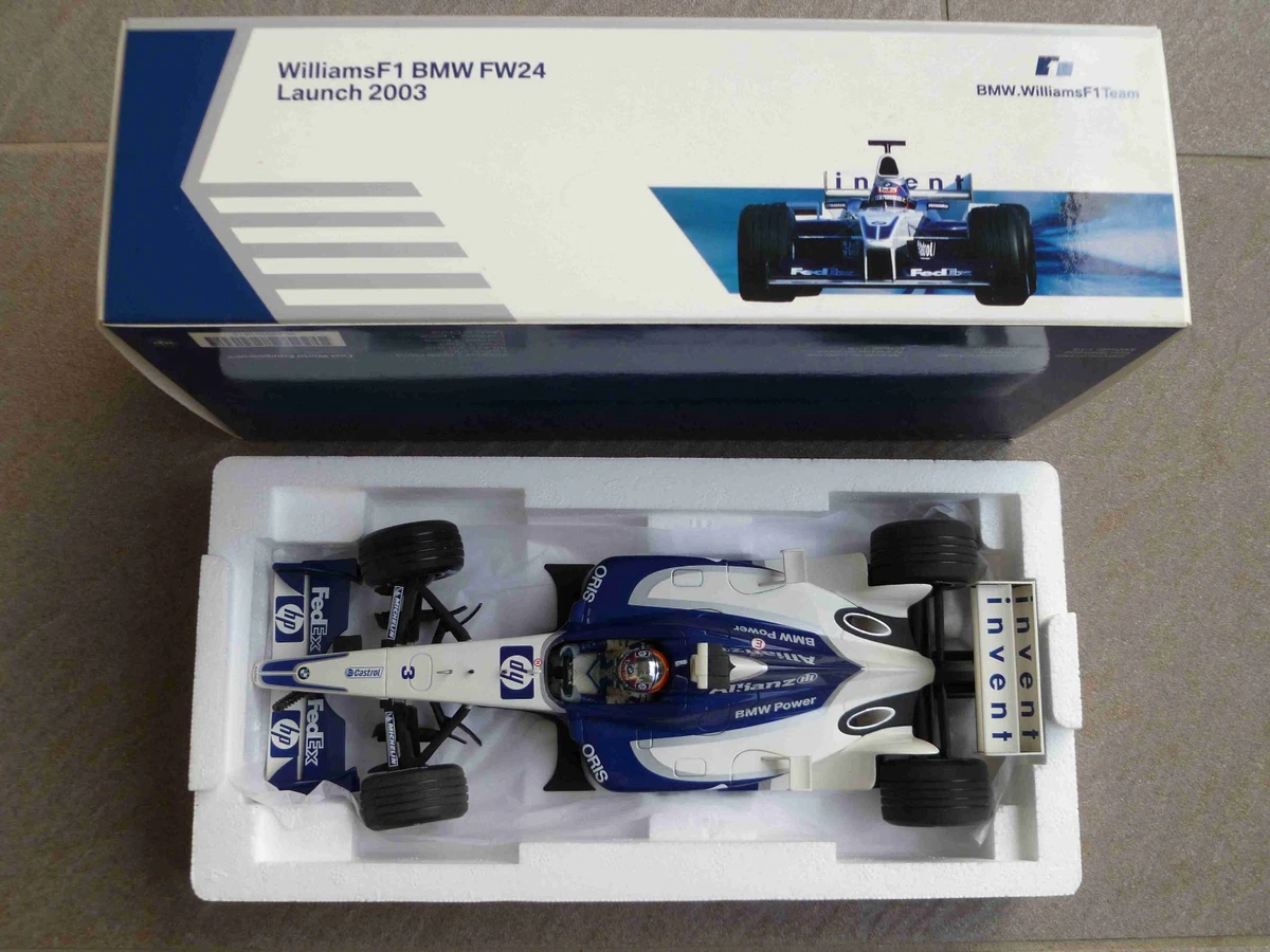 Miniature Formule 1 Williams 2002 FW24 – Juan Pablo Montoya – 1/1