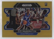 2022-23 Panini Prizm Draft Picks Gold Variation 10/10 TyTy Washington Jr #64 g2u