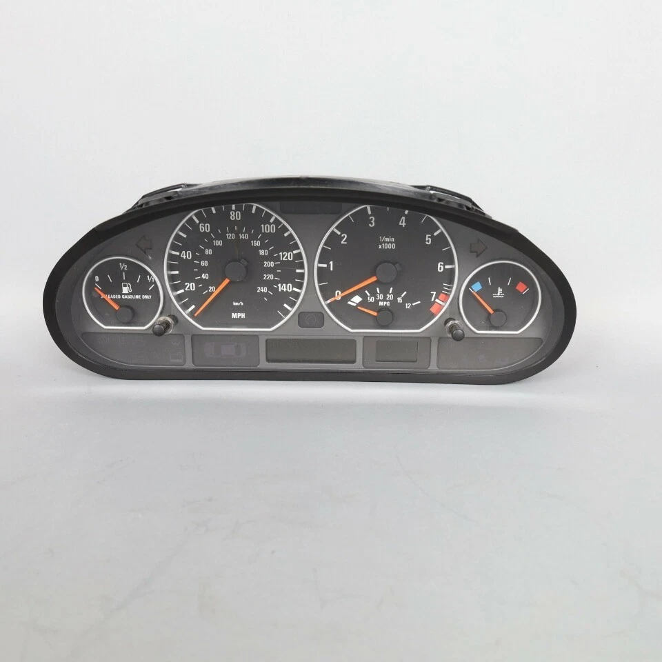 2003-2006 BMW 330ci Speedo Speedometer Instrument Cluster OEM Used Foto 2 de 4