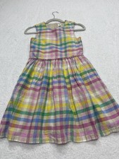 Gap Kids Midi Dress Pink Stripe Cut Out Boho Vacay Size XL