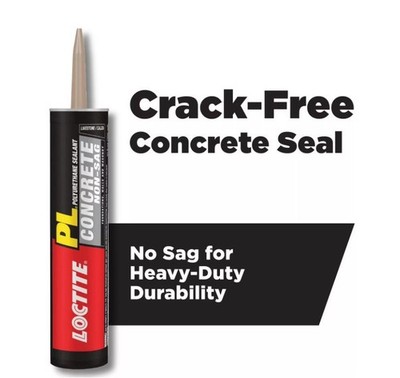 Loctite Concrete Crack and Masonry Polyurethane Sealant 10 oz. Gray