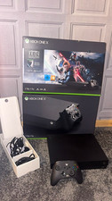 Microsoft Xbox One X 1TB Black Console Bundle 4K HDR PAL w/ Controller & Box