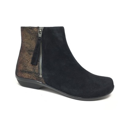 NEW Dansko Otis Ankle Boots Booties SHoes Womens Size 5.5-6 US 36 EU Black Suede