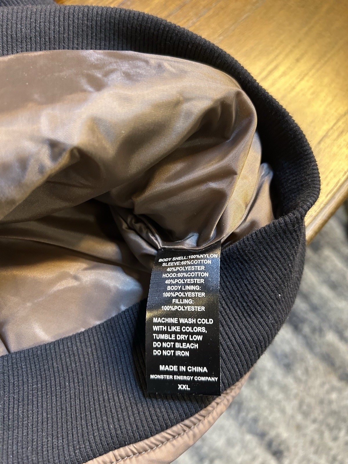 Official Monster Energy Java Jacket Brown/Black S… - image 14