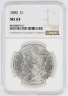1883 Morgan Silver Dollar NGC MS63 S$1 Philadelphia Minted No Reserve