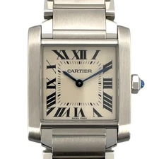Cartier Tank Française MM WSTA0005 Ivory Quartz #548