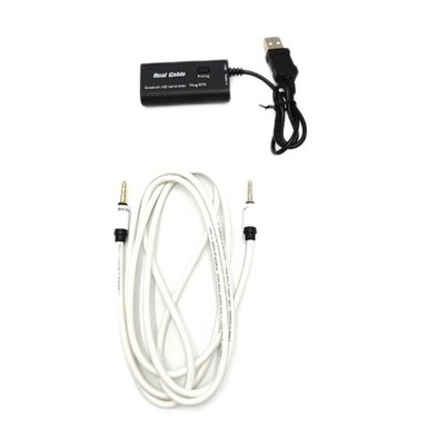 Real Cable Bluetooth Sender Audio Adapter iPlug BTX Kabellose Verbindung Streami