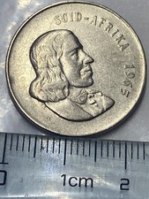 Südafrika 20 Cent 1965 Münze Kupfernickel BN - Tier & Natur nicht zertifiziert