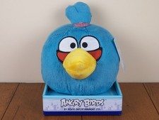 Angry Birds Blue Bird Jay 8" Plush Stuffed Animal Doll Toy NO SOUND  NEW 