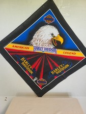 Vintage Harley Davidson 1980 Bandana Eagle "American Legend " Licensed Product