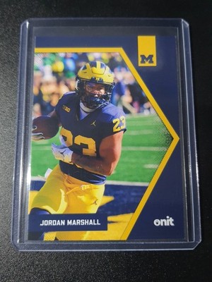 #B-49 - Jordan Marshall - Onit University of Michigan Football 2025 - Base