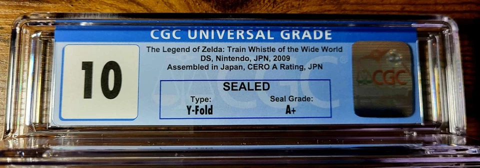 2009 The Legend of Zelda: Spirit Tracks Japanese Nintendo DS CGC 10 A+ Sealed - Image 3 of 3