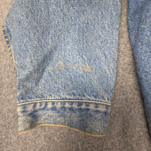 Vintage Timberland Jacket Mens XLARGE blue denim trucker weathergear Size XL - Picture 8 of 10
