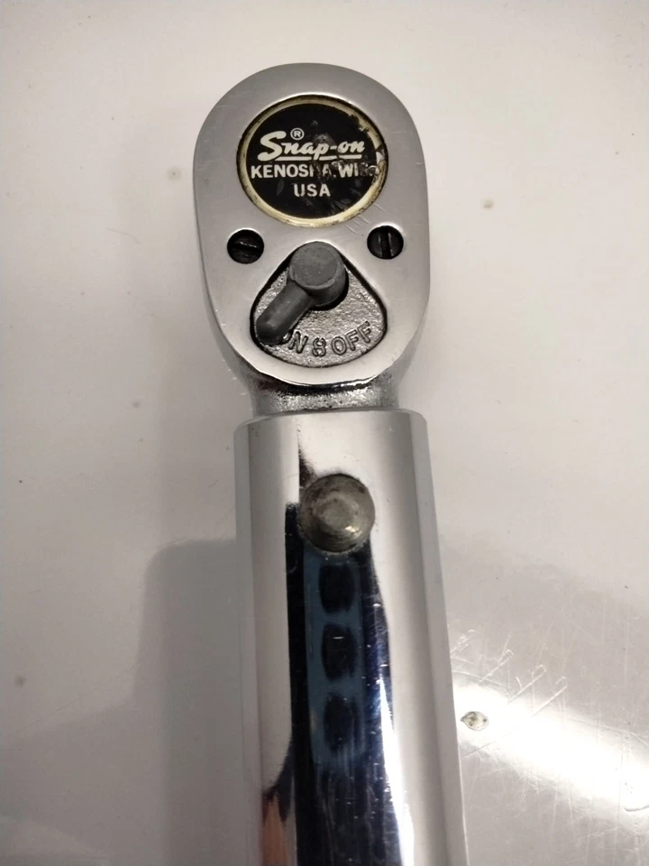 Snap On 3/8" Drive Torque Wrench QJRM-125A Ratcheting Click 25-125 - Image 2 of 4