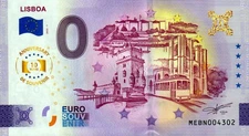 Zero Euro Note - 0 Euro Note - Portugal - Lisboa 2025 - 1 Anniversary