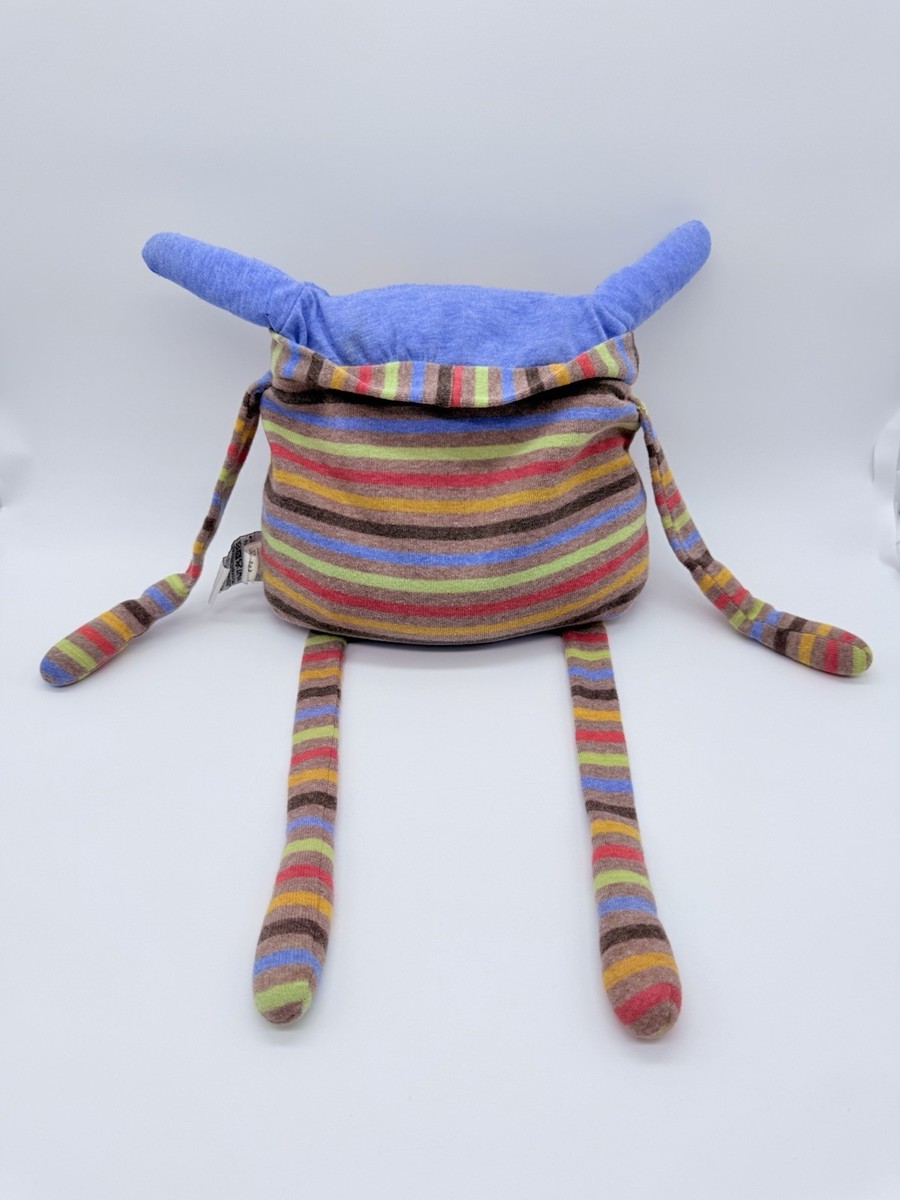 Jellycat Alien Bob Striped Plush Long Legs Bean Filled Plushie