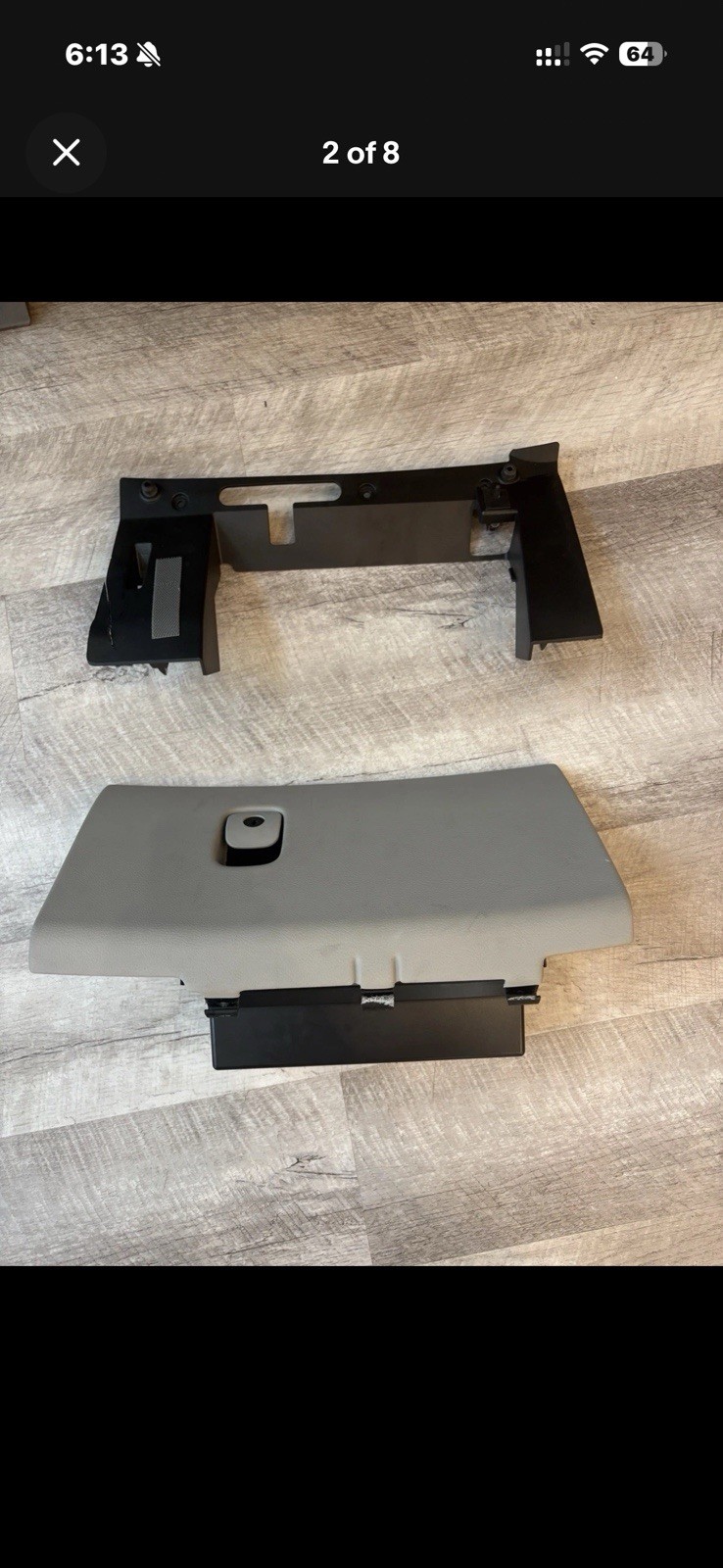 05-13 CHEVROLET CORVETTE C6 FRONT RIGHT PASSENGER SIDE COMPLETE GLOVE BOX OEM