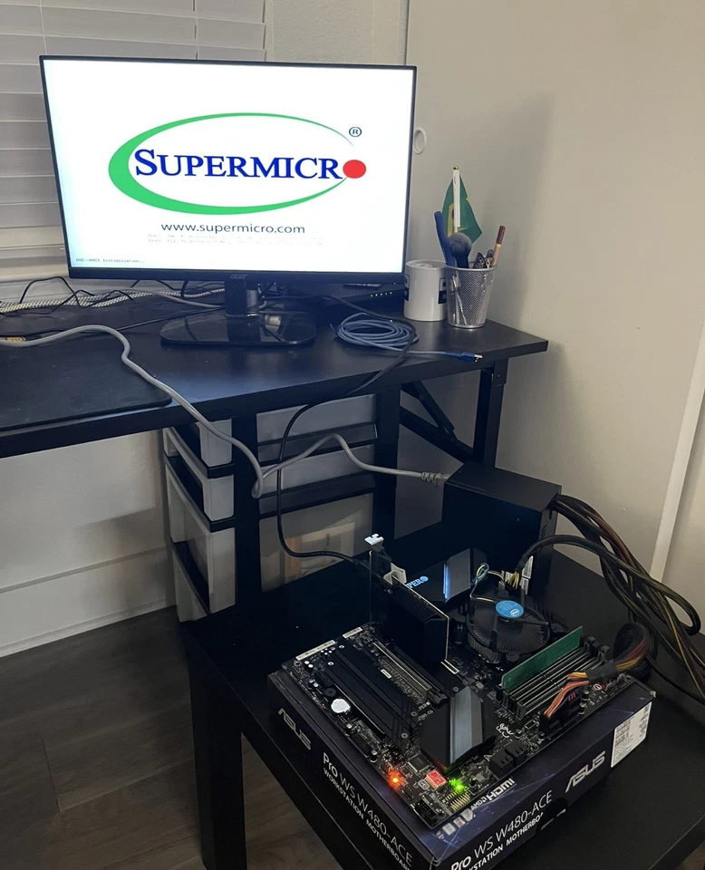 Placa madre SuperMicro C9Z590-CG Intel 11ª generación ATX LGA1200 (leer descripción) Foto 4 de 4