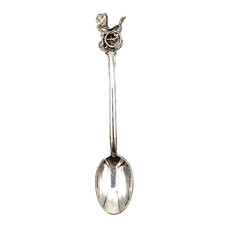 Vintage Baby Carriage Spoon Collectible Buggy Commemorative 3D Silverplate