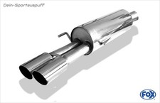 Fox Racing-Anlage Opel Astra G Coupe + Cabrio Turbo 2x80mm scharfkantig