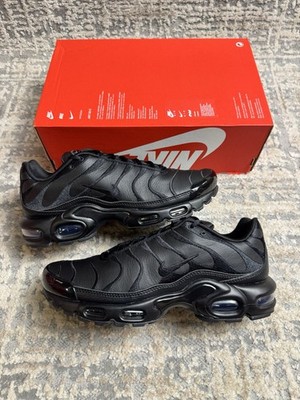 Größe 6,5 - Nike Air Max Plus TN Leather ''Triple Black'' AJ2029-001
