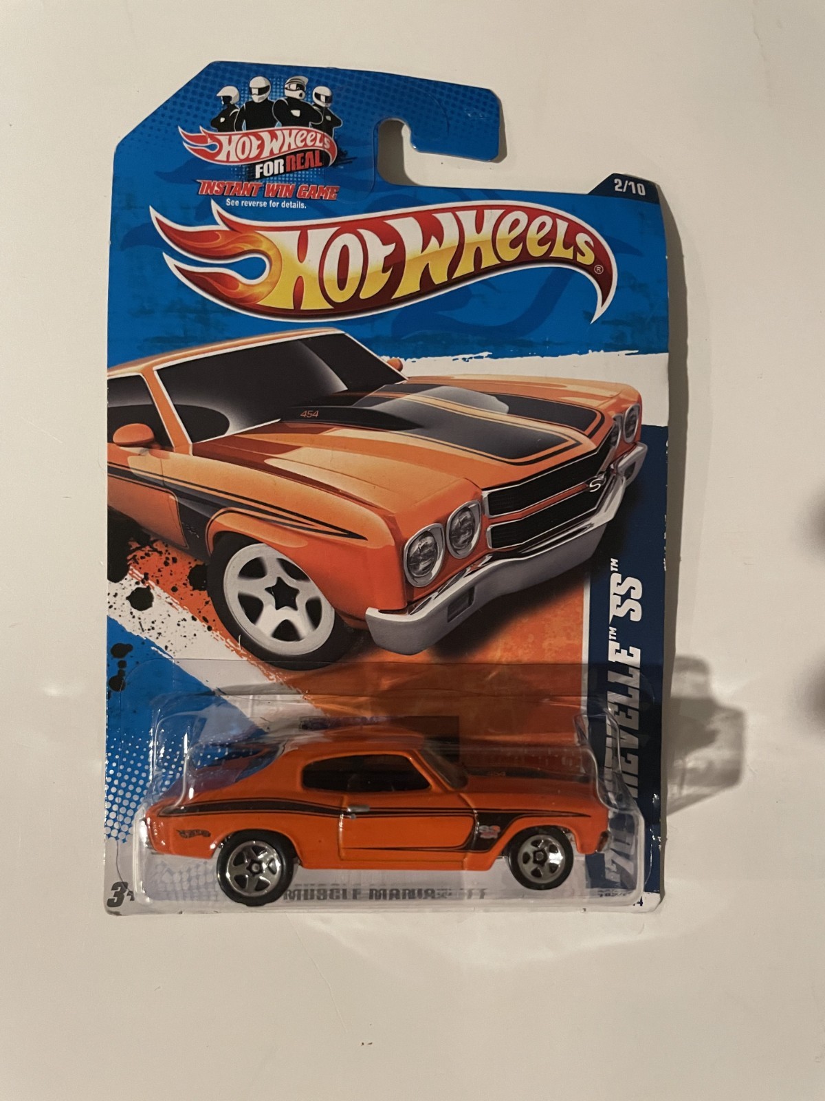 FREE SHIP! 2010 HOT WHEELS 70 CHEVELLE SS  #102/244