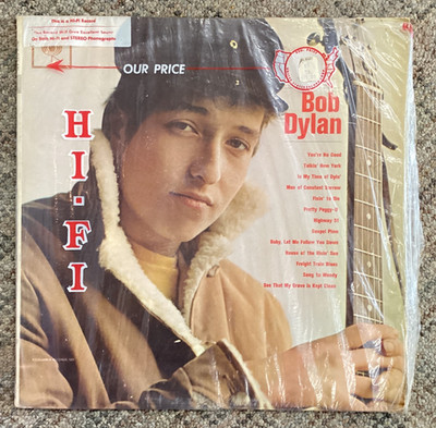 Bob Dylan - Self-Titled - 1962 Mono Repress Columbia CL 1779 w/Shrink VG/VG+