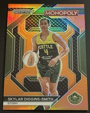 Skylar Diggins-Smith 2024 Prizm Monopoly #WNBA5 Orange Prizm #/124 Seattle Storm