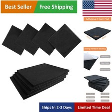 Versatile 8 Pcs Adhesive Foam Sheets - 6" x 6" for Shock Absorption  Insulation
