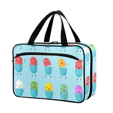 Pill Organizer Bag Travel Pill Bottle Medicine Organizer Home Storage Medicat...