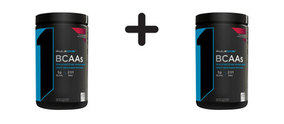 2 x Rule1 R1 BCAA (60serv) Fruit Punch (61,88 EUR/kg)