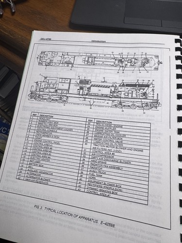 GE DASH 9-44CW Diesel Locomotive Operating Manual for BNSF #960-1123 - Picture 5 of 10