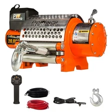 20000 lbs Electric Waterproof Winch Wire Rope 24V Wireless