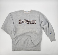 Vintage Champion Reverse Weave Harvard Sweatshirt Men's Size XL Gray Crewneck