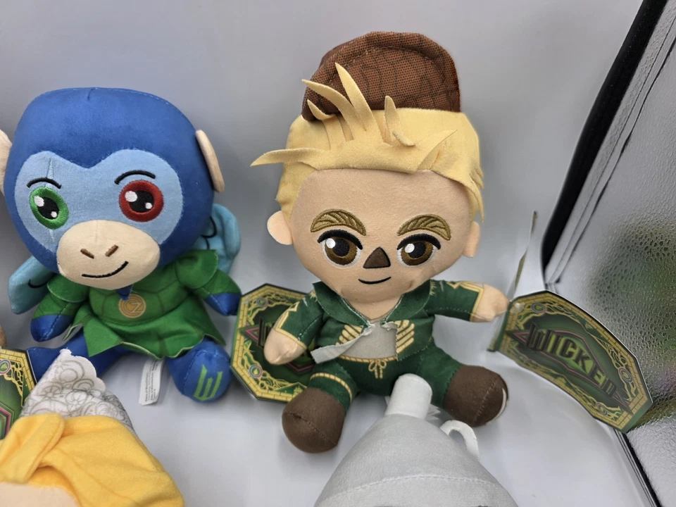 O Mágico de Oz Wicked Filme Conjunto de 6 Brinquedo 7” Boneca de Pelúcia Bicho de Pelúcia 2025 - Imagem 3 de 4