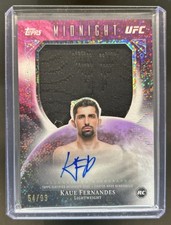 2026 Topps Midnight UFC Kaue Fernandes Rookie Relic Auto RC Twilight #/99