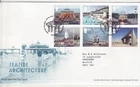 GB Stamps First Day Cover Seaside Architecture, pier, lido, lighthouse SHS 2014
