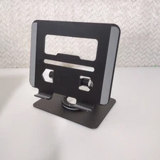 Ice Armor Desktop 360° Rotating Tablet Stand Black Aluminum Up To 12.9"